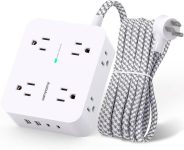 Review of Surge Protector Power Strip – HANYCONY 8 Outlets 4 USB (2 USB C) Charging Ports