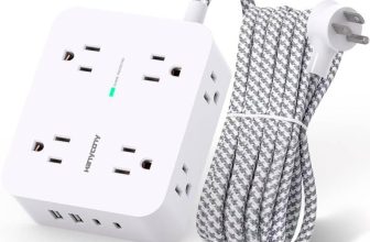 Review of Surge Protector Power Strip – HANYCONY 8 Outlets 4 USB (2 USB C) Charging Ports