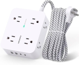 Review of Surge Protector Power Strip – HANYCONY 8 Outlets 4 USB (2 USB C) Charging Ports